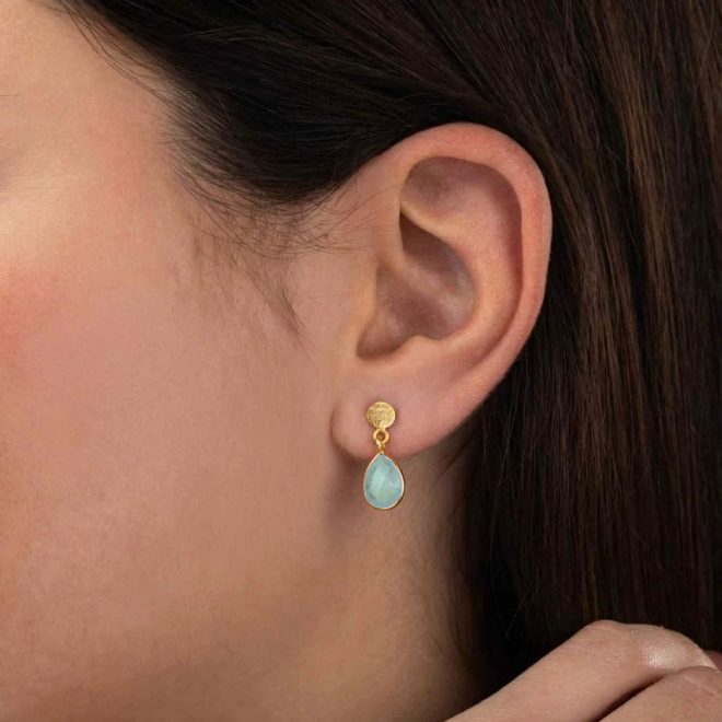 Pendientes Calcedonia
