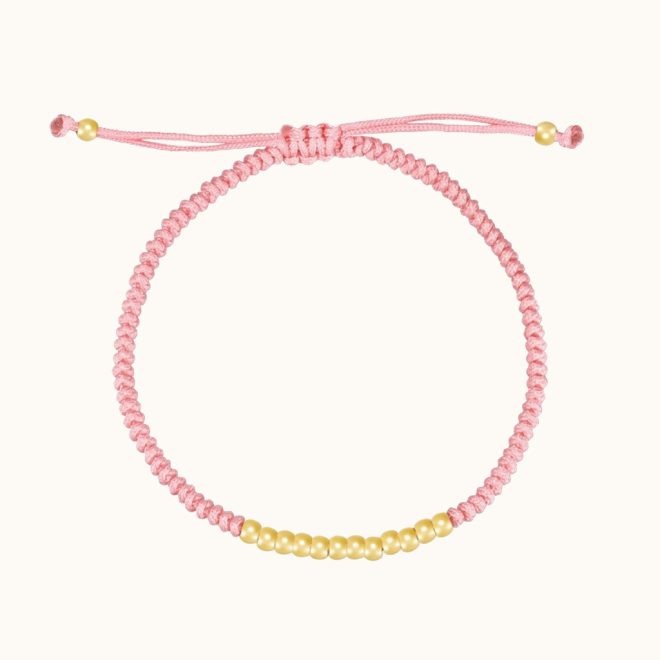 Pulsera Hilo Rosa