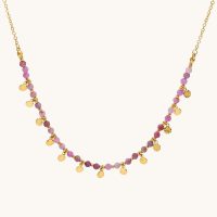 Collar Piedras Rosa