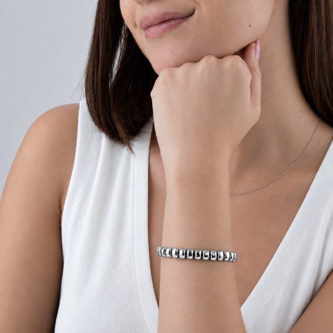 Pulsera Malla Silver