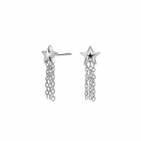 Pendientes Estrella Fugaz Plata