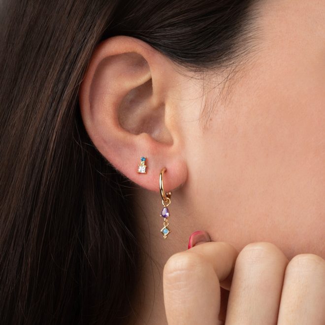 Pendientes Mini Topacio