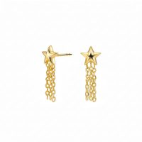 Pendientes Estrella Cadenas