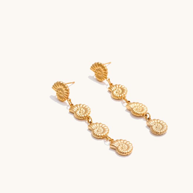 Pendientes Largos de Caracolas