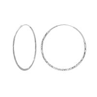 Aros Finos de Plata Martelé