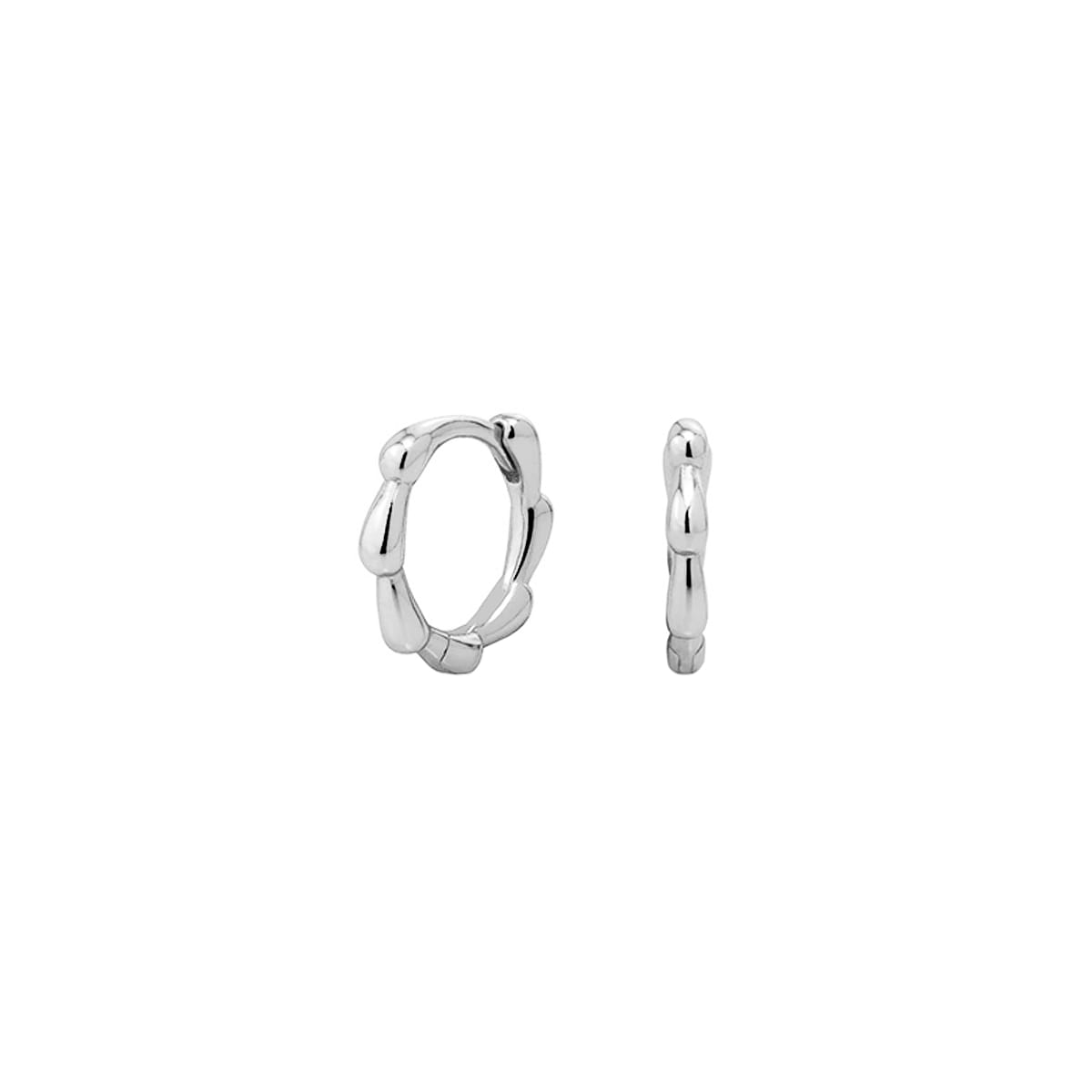 Aros Gotitas Plata
