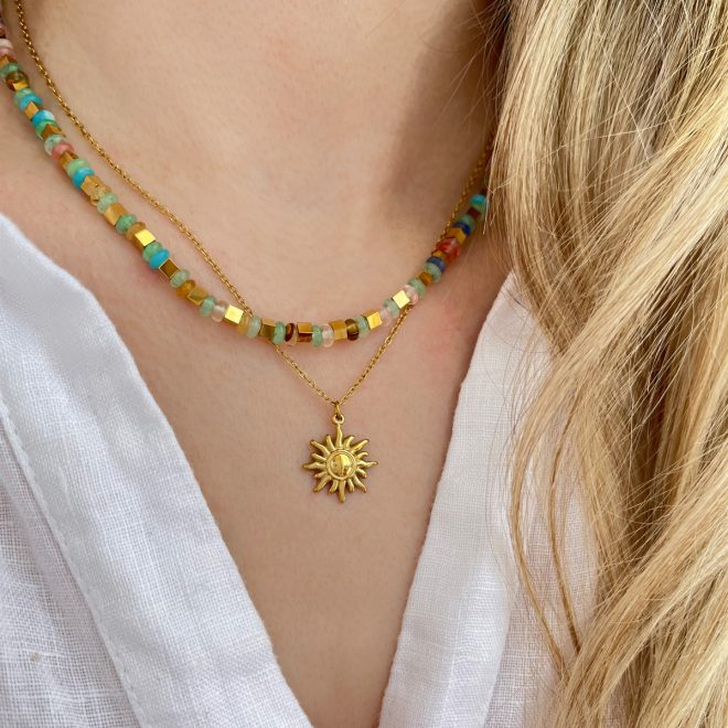 Collar Piedras Verano