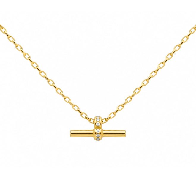 Collar en forma de T