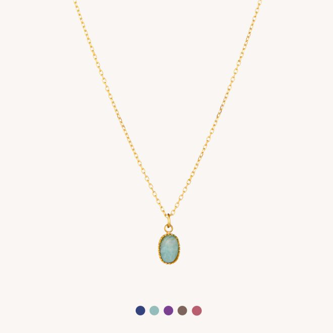 Collar mineral colores